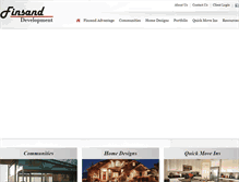 Tablet Screenshot of finsanddevelopment.com